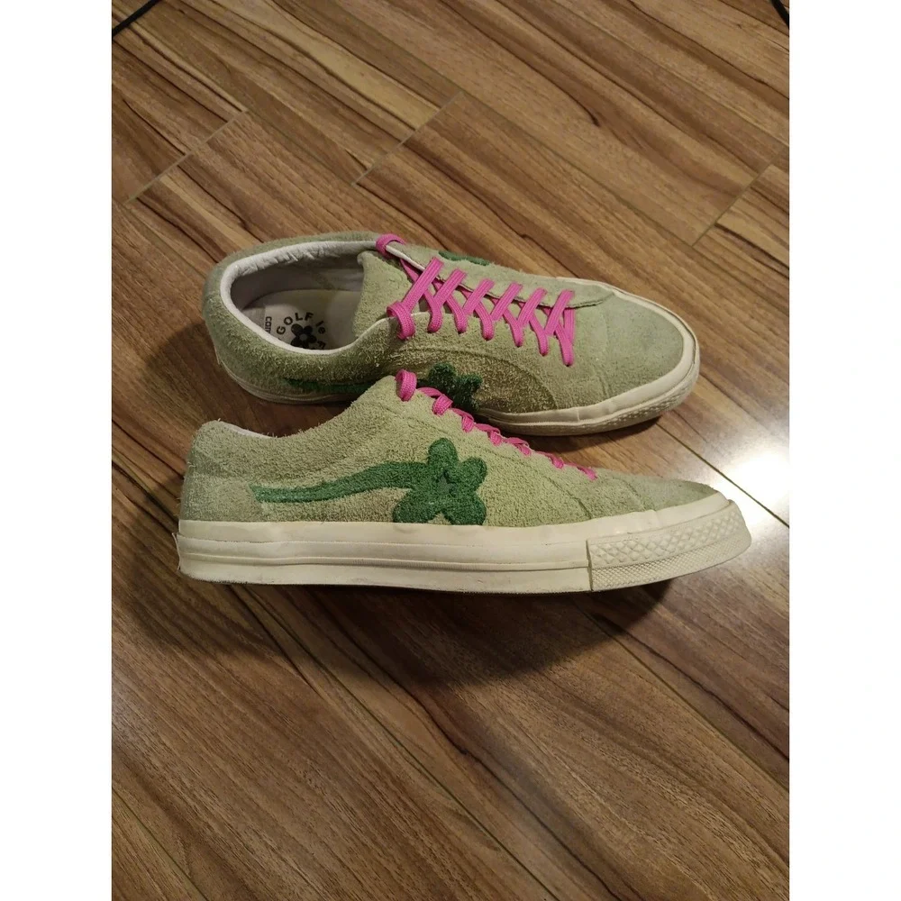 Tyler the Creator Golf le Fleur Converse one star Ox Jade Lime eu 44 US 10 Wo 12